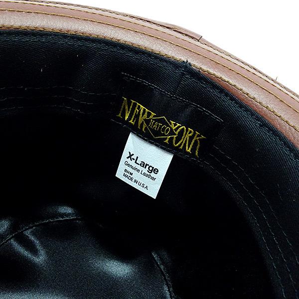 NEW YORK HAT ニューヨーク レザー ヴィンテージ ハット