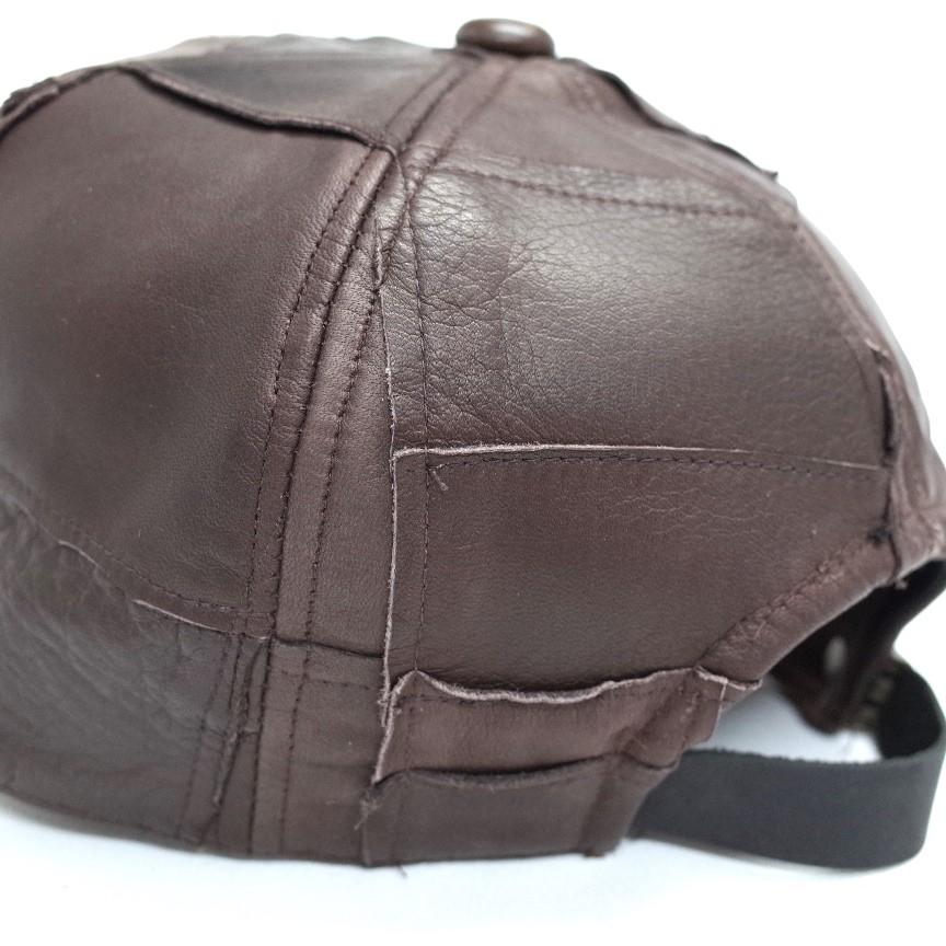 THROB&CO スロブ all leather patchwork cap オールレザー