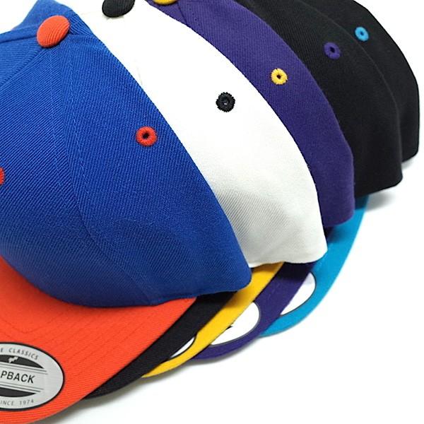 YUPOONG ユーポン キャップ スナップバック 無地 定番 ツートン