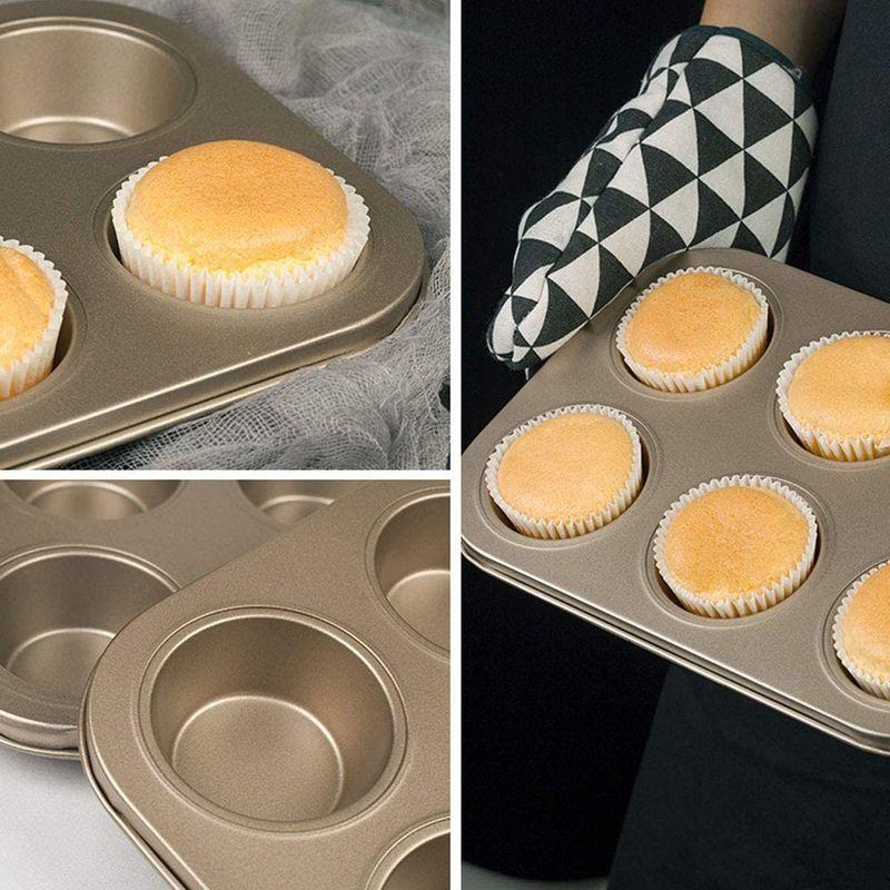 Dream Diy マフィン型 6個 マドレーヌ型 ケーキ金型 マフィン型 ドーナツ型 6ケ取 シリコン加工 天板 お菓子型 マフィン型 全商品オープニング価格