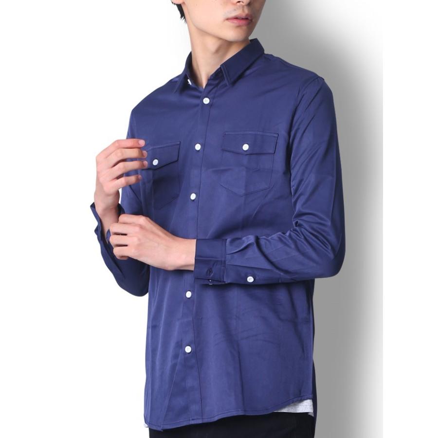 カジュアルシャツ メンズ オックスフォードシャツ 長袖 シャツ メンズ ワイシャツ 無地 コーデ トップス 黒 白 紺 M L Xl Lib 006 Thumbs Up 通販 Yahoo ショッピング