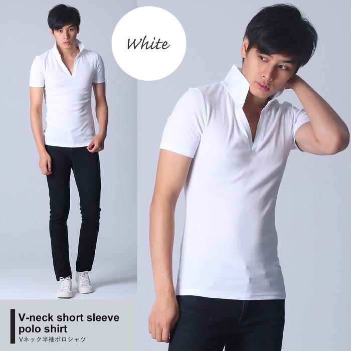 Buzz Wear 半袖スキッパーポロシャツ メンズ 秋春夏用 黒 白 紺 M Xl Mdc68 T001 Thumbs Up 通販 Yahoo ショッピング