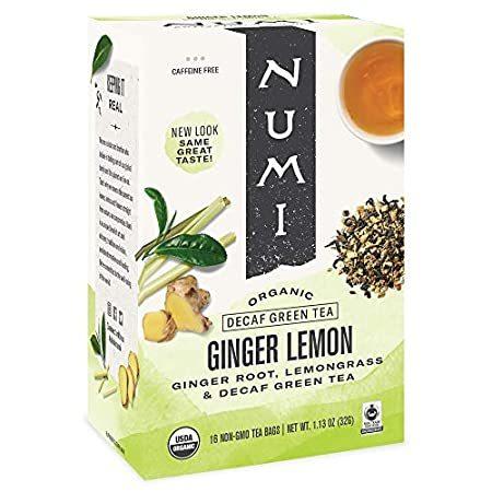 新作続 買い誠実 Numi Organic Tea Ginger Lemon 16 Count Pack of 1 Box Bags Decaf 並行輸入 takeout-fukushima.com takeout-fukushima.com