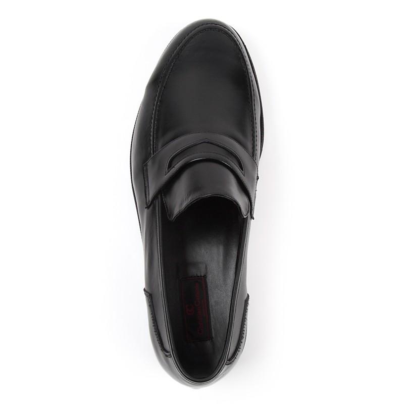 【幅広6E キングサイズ】日本製 本革 メンズ ビジネスシューズ ローファー . バンプ スリッポン 6E 撥水 - クリスチャンカラノ 6000 |  | 04