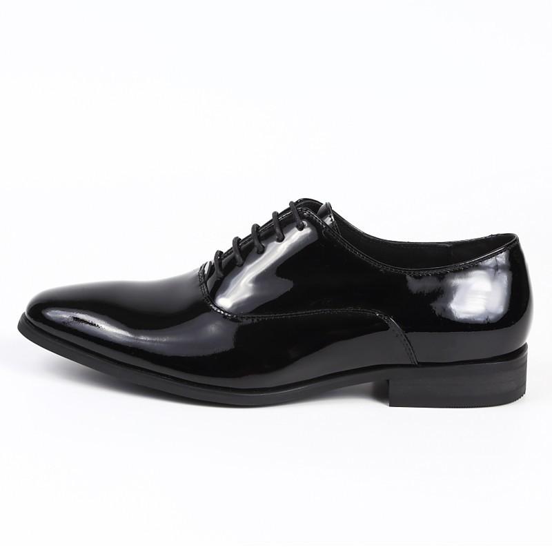 CHRISTIAN CARANO クリスチャンカラノ 053 本革 エナメル ビジネスシューズ - プレーントゥ スワール 内羽根 3E 撥水 |  | 01