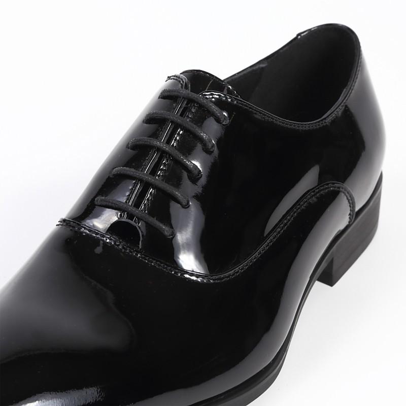 CHRISTIAN CARANO クリスチャンカラノ 053 本革 エナメル ビジネスシューズ - プレーントゥ スワール 内羽根 3E 撥水 |  | 02