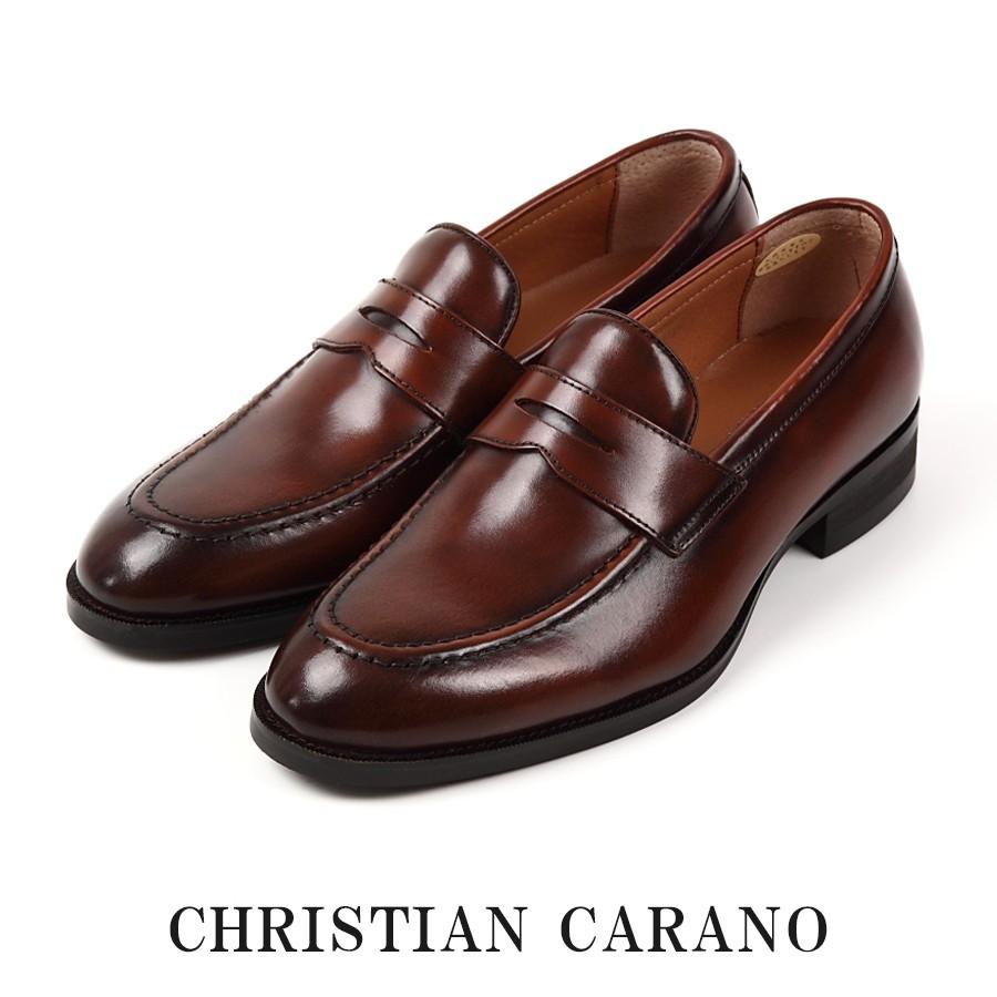 CHRISTIAN CARANO クリスチャンカラノ FH-25k キングサイズ ローファー ビジネスシューズ - 本革 バンプ スリッポン 3E 撥水 27.5cm〜30.0cm | 