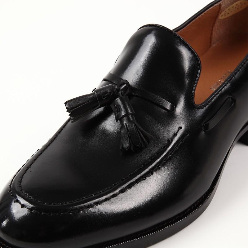 タッセルローファー ブラック26.5cm クリスチャンカラノ タッセルローファー ブラック26.5cm クリスチャンカラノ