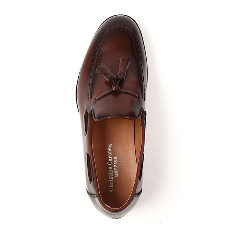 日本製 本革 ビジネス シューズ クリスチャンカラノ FH-26 タッセル