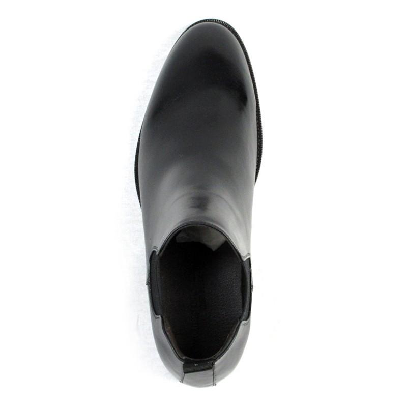 日本製 本革 紳士靴 メンズブーツ サイドゴアブーツ プレーントゥ 3E 撥水加工 . CHRISTIAN CARANO クリスチャンカラノ FH-28 |  | 10