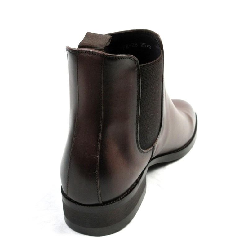 日本製 本革 紳士靴 メンズブーツ サイドゴアブーツ プレーントゥ 3E 撥水加工 . CHRISTIAN CARANO クリスチャンカラノ FH-28 |  | 03