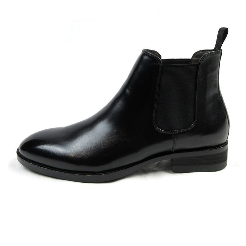 日本製 本革 紳士靴 メンズブーツ サイドゴアブーツ プレーントゥ 3E 撥水加工 . CHRISTIAN CARANO クリスチャンカラノ FH-28 |  | 07