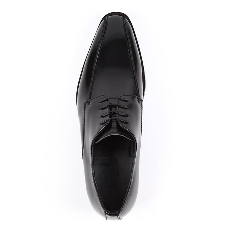 4E キングサイズ 日本製 本革 メンズ ビジネス ドレスシューズ . ロングノーズ スワール 外羽根 撥水 - クリスチャンカラノ TK-488K |  | 15