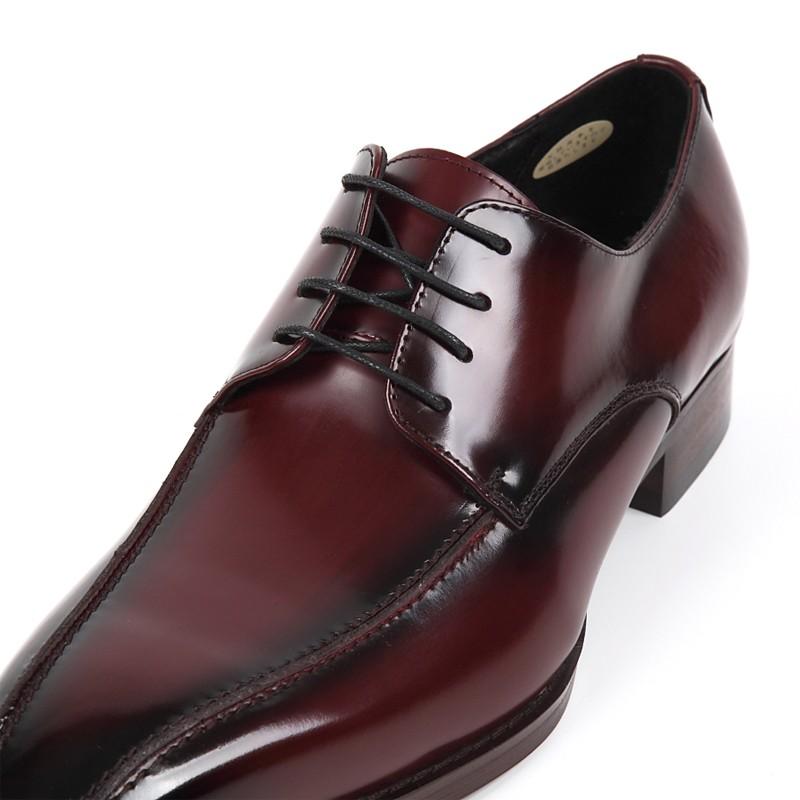 4E キングサイズ 日本製 本革 メンズ ビジネス ドレスシューズ . ロングノーズ スワール 外羽根 撥水 - クリスチャンカラノ TK-488K |  | 03