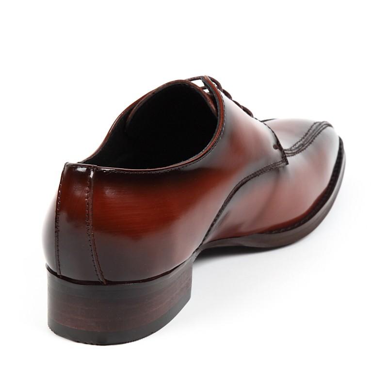 4E キングサイズ 日本製 本革 メンズ ビジネス ドレスシューズ . ロングノーズ スワール 外羽根 撥水 - クリスチャンカラノ TK-488K |  | 09