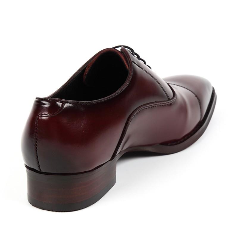 4E キングサイズ 日本製 本革 メンズ ビジネス ドレスシューズ . ロングノーズ スワール ストレートチップ 内羽根 撥水 - クリスチャンカラノ TK-490K |  | 14