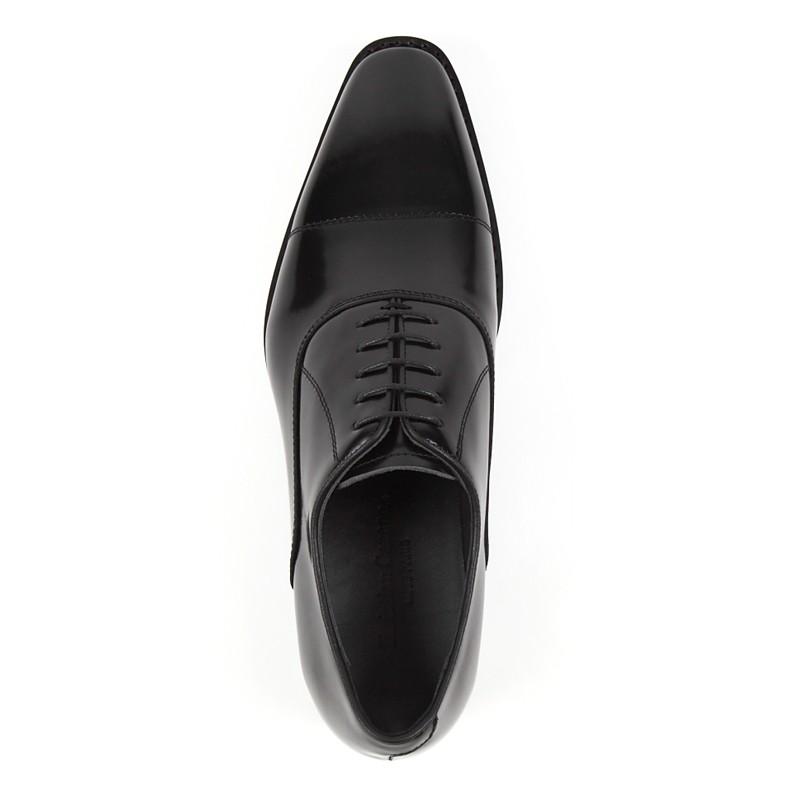 4E キングサイズ 日本製 本革 メンズ ビジネス ドレスシューズ . ロングノーズ スワール ストレートチップ 内羽根 撥水 - クリスチャンカラノ TK-490K |  | 05