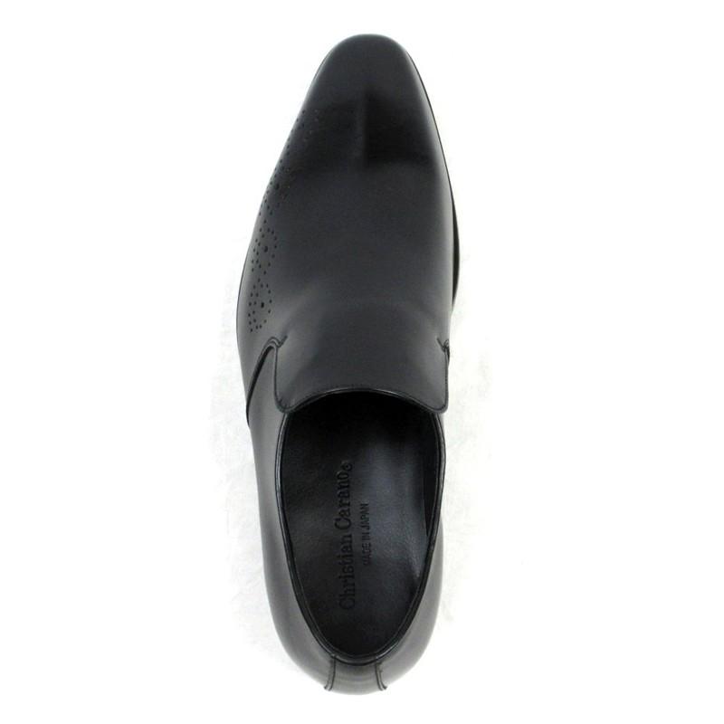 日本製 本革 メンズ ドレス＆ビジネスシューズ . プレーントゥ スワール ヴァンプ スリッポン 3E 撥水 - クリスチャンカラノ TK-881 |  | 16