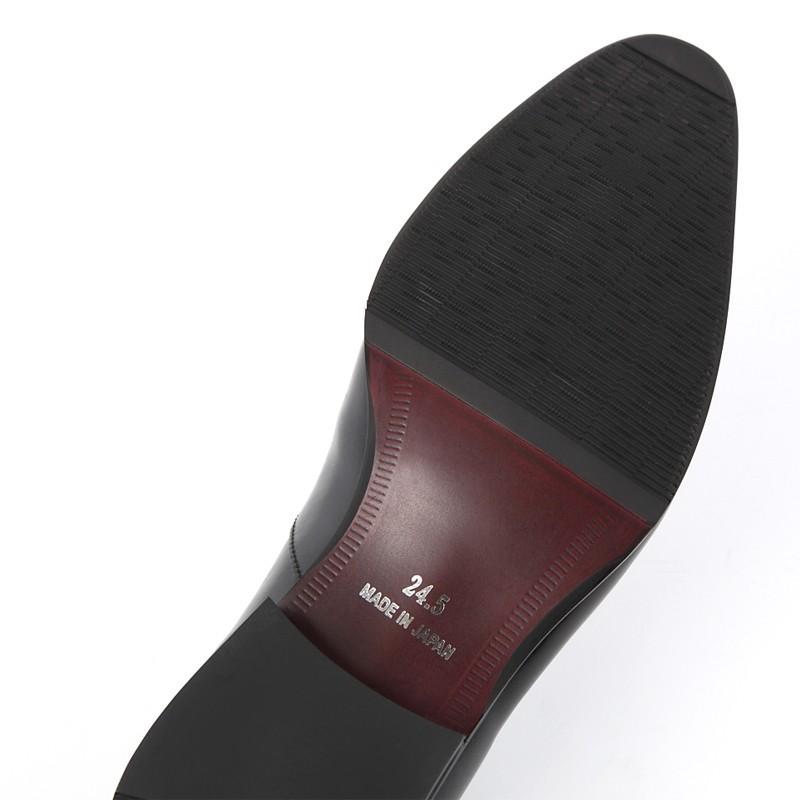 日本製 本革 メンズ ドレス＆ビジネスシューズ . プレーントゥ スワール ヴァンプ スリッポン 3E 撥水 - クリスチャンカラノ TK-881 |  | 06