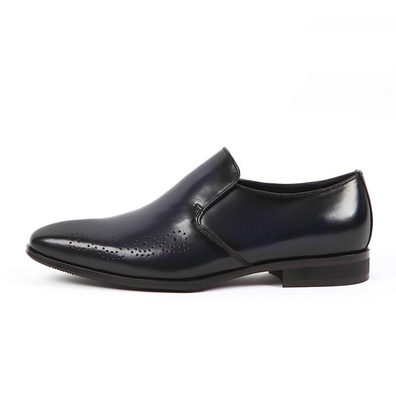 日本製 本革 メンズ ドレス＆ビジネスシューズ . プレーントゥ スワール ヴァンプ スリッポン 3E 撥水 - クリスチャンカラノ TK-881 |  | 08