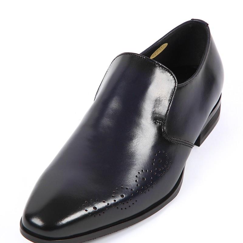 日本製 本革 メンズ ドレス＆ビジネスシューズ . プレーントゥ スワール ヴァンプ スリッポン 3E 撥水 - クリスチャンカラノ TK-881 |  | 09