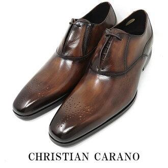 Christian Carano クリスチャンカラノ カーフレザー 日本製 ビジネスシューズ ドレス ブラック ブラウン 革靴