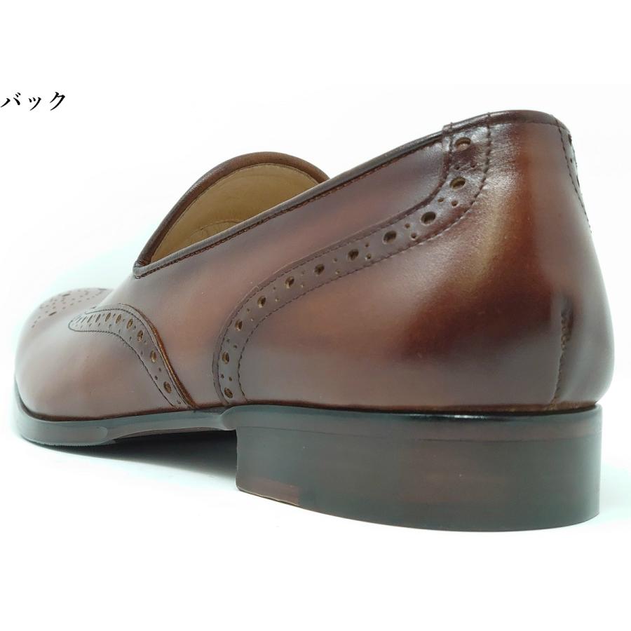 1点物 日本製 本革 スリッポン メンズシューズ 26.5cm ウイング
