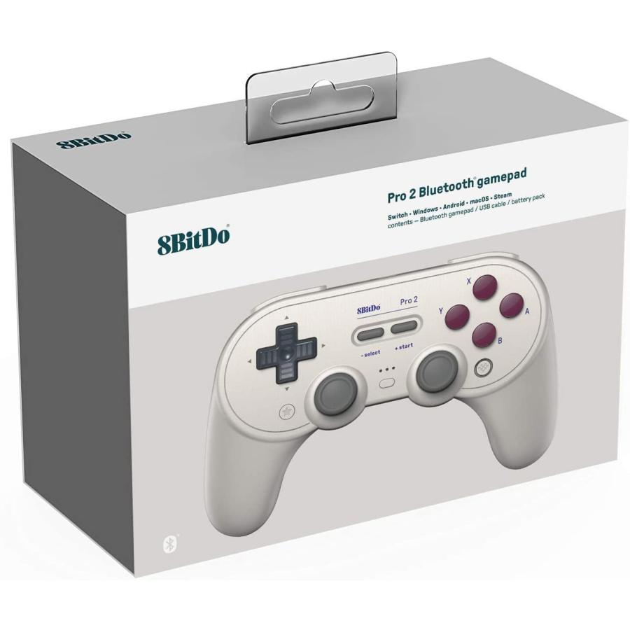 8bitdo pro2 Bluetooth ゲームパッド グレイ ゲームpad Amazon.co.jp: 8Bitdo Pro 2 ゲームパッド(Gray バージョン) NS