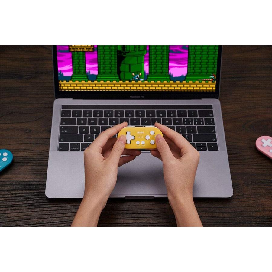 8bitdo ZERO ゲームパッド コントローラー ブルー イエロー ピンク android macOS windows Nintendo Switch ワイヤレス スマホ タブレット iPad |  | 03
