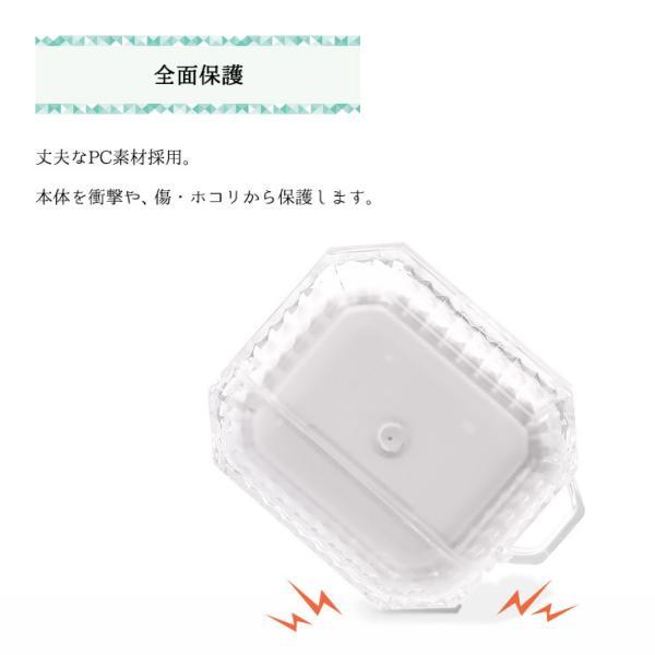 Apple AirPods 3 第3世代 2021年 クリアケース PU カバー ケース 保護