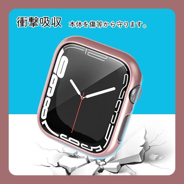 スマホアクセサリー Apple Watch 7 Case apple watch ケース Watch series 7 8 バンパーカバー フレームケース