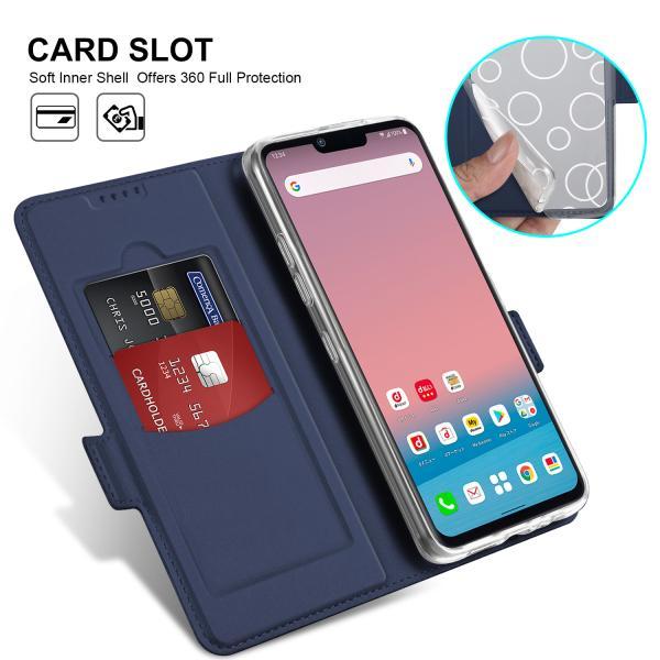 LG style 【上質な手触り】LG style3 L-41A シンプル 手帳型 レザー