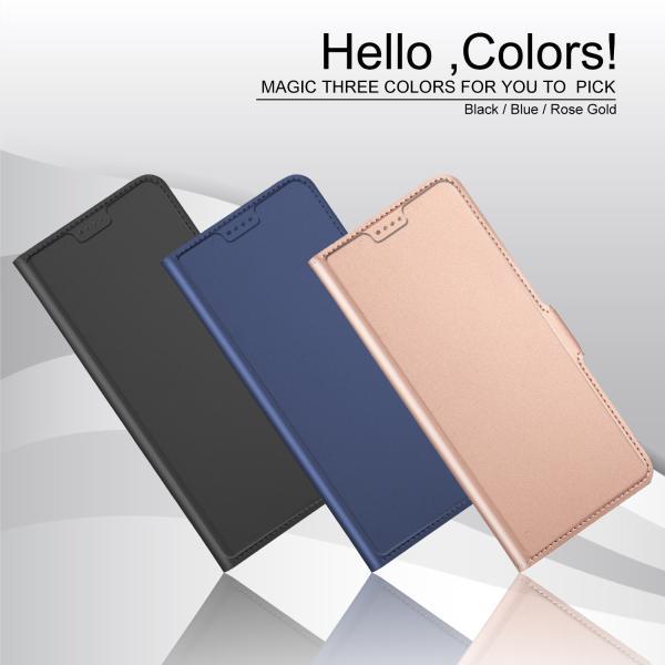 LG style 【上質な手触り】LG style3 L-41A シンプル 手帳型 レザー