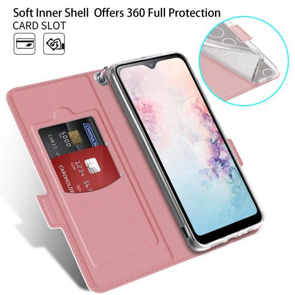 Galaxy A21 手帳ケース A21 シンプル 手帳型 レザーケース SC-42A