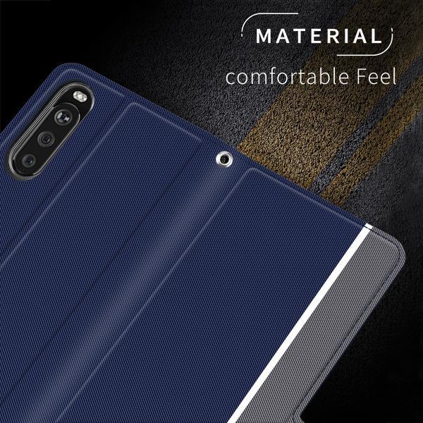 Xperia 1 III SO-51B SOG03 シンプル 手帳型 レザーケース 手帳ケース