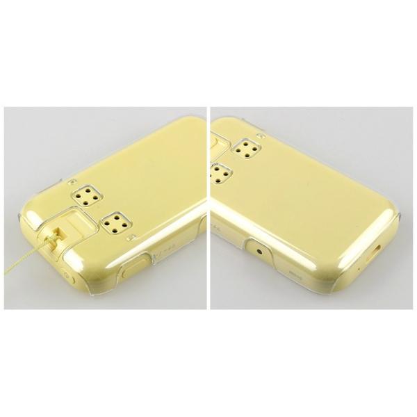 ドコモ キッズケータイ SH-03M ハード クリア ケース シンプル バック