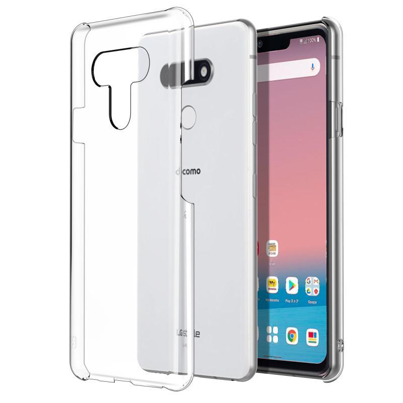 LG style3 L-41A ハード クリア ケース バック カバー 透明 無地 エルジー スタイル3 L41A docomo ドコモ スマホカバー ポリカーボネート製 ストラップホール付｜thursday｜09