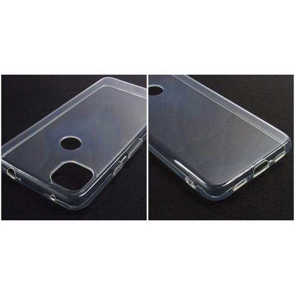 Google Pixel 4a ソフトケース カバー TPU クリア ケース 透明 無地