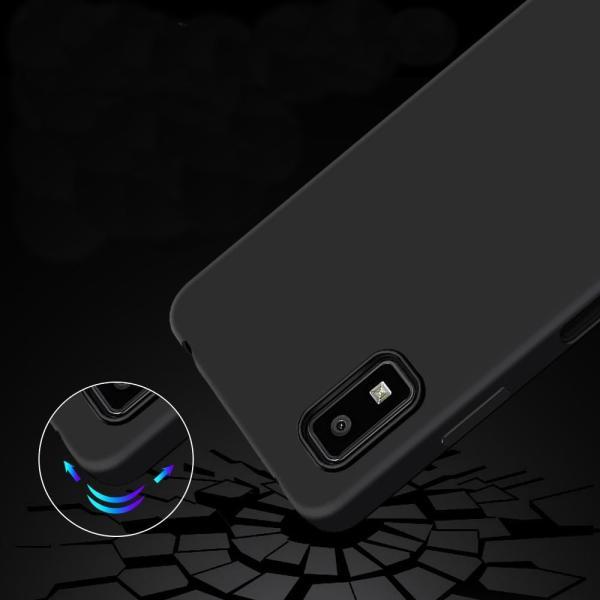 AQUOS wish3 ケース カバー マット ブラック 黒 スマホケース ソフト