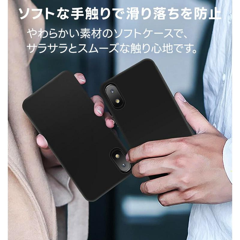 Galaxy A A22 5G SC-56B ソフトケース カバー TPU ブラック