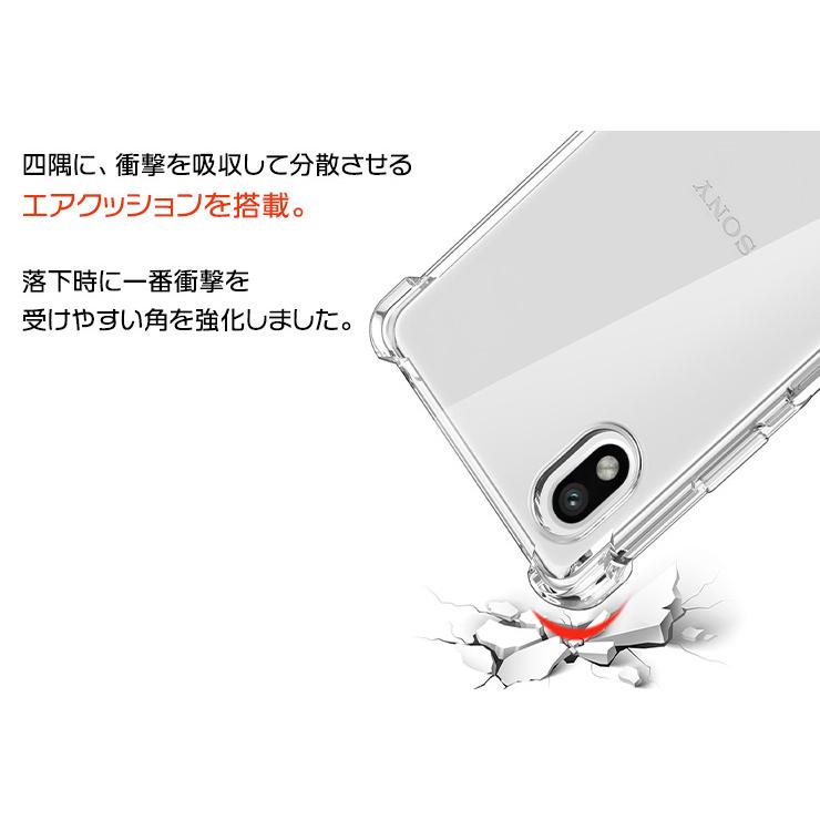 Xperia Ace III SO-53C SOG08 ケース コーナーガード クリア TPU Xperia Ace III SO-53C SOG08 ケース コーナーガード クリア TPU
