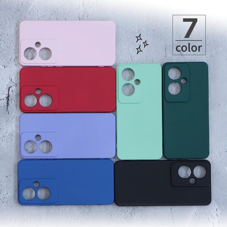 OPPO Reno11 A 本体 シリコンケース付き OPPO（オッポ） OPPO Reno11 A ケース シリコン 耐衝撃 oppo reno 11a
