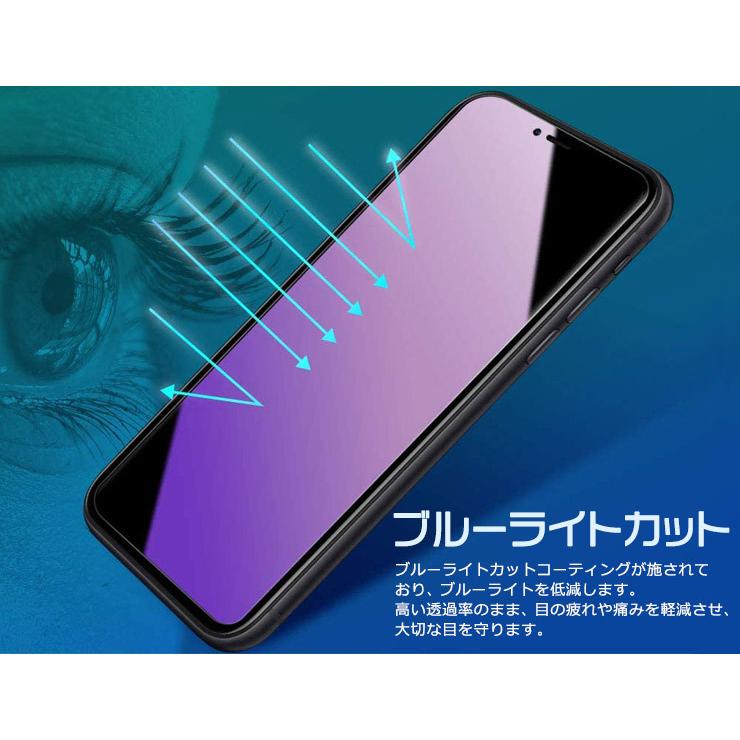 Android One S10 Android One S9 DIGNO SANGA edition KC-S304 ブルーライトカット ガラスフィルム フィルム 液晶保護 強化ガラス kcs304 SIMフリー ymobile 2枚｜thursday｜02