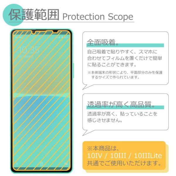 Xperia 10 IV III Lite フィルム ガラスフィルム 強化ガラス 保護