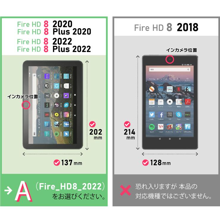 Amazon Kindle Fire8 2022 8インチ タブレット ソフトケース ケース カバー 第12世代 TPU 2020 クリア アマゾン キンドル ファイヤー fire 8 Alexa アレクサ｜thursday｜05