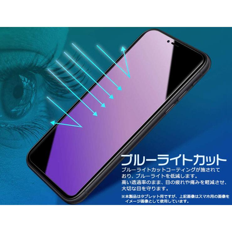 OPPO Pad Air 10.36インチ OPD2102 ガラスフィルム ブルーライトカット 強化ガラス 液晶保護 飛散防止 指紋防止 硬度9H 2.5Dラウンドエッジ加工 10.36｜thursday｜02