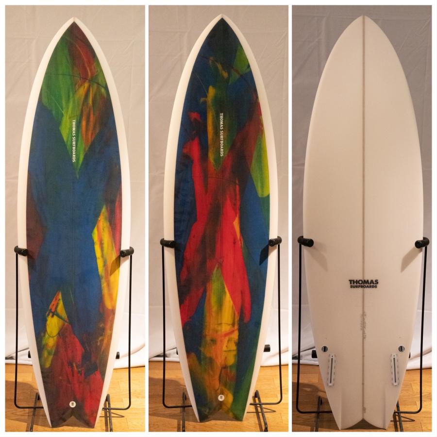 TWINZER ABSTRACT THOMAS SURFBOARD FUTURE FIN&FCSタブ仕様 TWINZER ABSTRACT THOMAS SURFBOARD FUTURE FIN&FCSタブ仕様