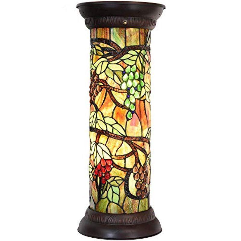 休日限定 ステンドグラス Bieye照明l 和風スタンドランプ インテリア 華やか ステンドグラスランプ フロアスタンドランプ ブドウ 葡萄 照明 電球