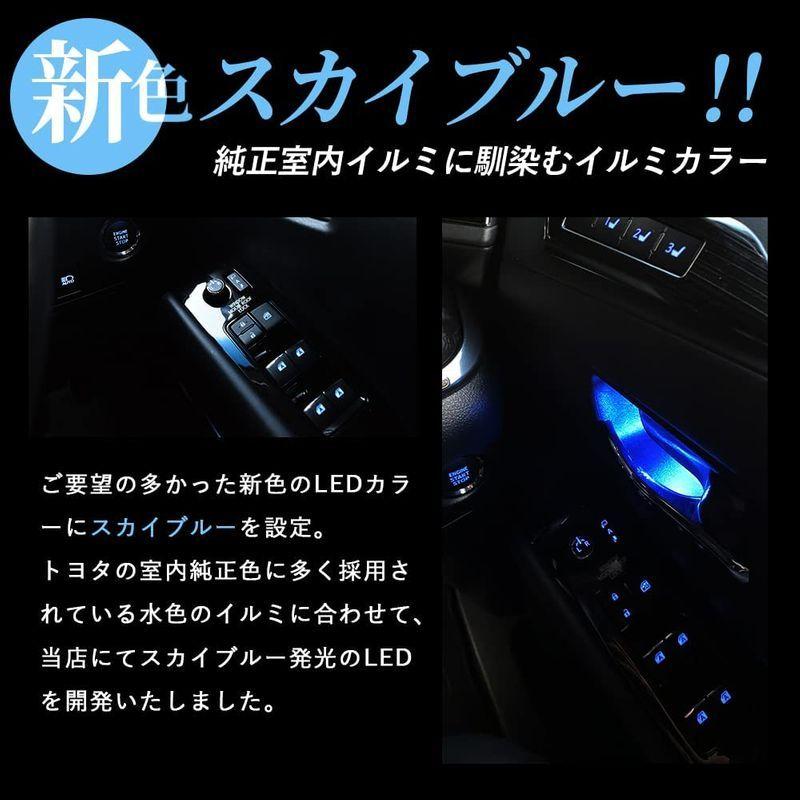 エルエコー L Echo 新色スカイブルーled トヨタ アルファード30系 ヴェルファイア30系 インサイドドアハンドルイルミネーション メーターパネル Vest Doctum Edu Br