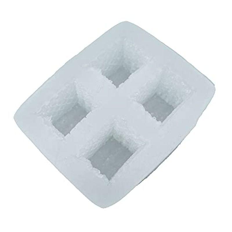 お菓子 シリコンモールド ソープ キャンドル アロマストーン 製氷 アイス 型 DIY ハンドメイド (ウエハースA)